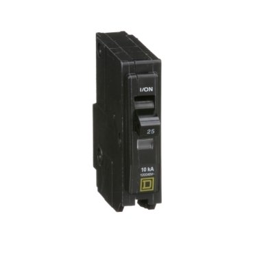 Mini circuit breaker, QO, 25A, 1 pole, 120/240VAC, 10kA, plug in (Mini circuit breaker QO) is a Schneider Electric product. Designed for reliable performance and long service life. Available across Iraq — contact us for pricing and delivery options.