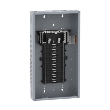 Load center, QO, 1 phase, 32 spaces, 38 circuits, 125A convertible main lugs, PoN, NEMA1, gnd bar (Load center QO) is a Schneider Electric product. Designed for reliable performance and long service life. Available across Iraq — contact us for pricing and delivery options.
