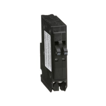 Tandem mini circuit breaker, QO, 2 x 1 pole at 20A, 120/240VAC, 10kA, plug in, consumer pack (Tandem mini circuit breaker QO) is a Schneider Electric product. Designed for reliable performance and long service life. Available across Iraq — contact us for pricing and delivery options.