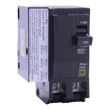 Mini circuit breaker, QO, 125A, 2 pole, 120/240VAC, 10kA, plug in, AC shunt (Mini circuit breaker QO) is a Schneider Electric product. Designed for reliable performance and long service life. Available across Iraq — contact us for pricing and delivery options.