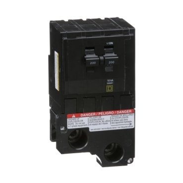 Mini circuit breaker, QO, 200A, 2 pole, 120/240VAC, 10kA, plug in (Mini circuit breaker QO) is a Schneider Electric product. Designed for reliable performance and long service life. Available across Iraq — contact us for pricing and delivery options.