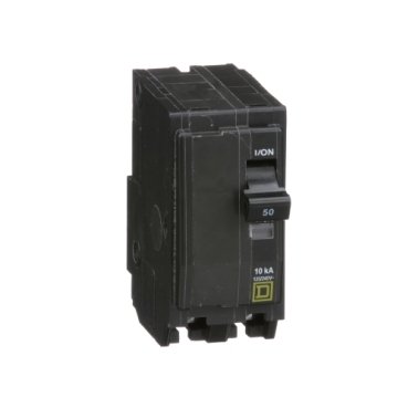 Mini circuit breaker, QO, 50A, 2 pole, 120/240VAC, 10kA, plug in (Mini circuit breaker QO) is a Schneider Electric product. Designed for reliable performance and long service life. Available across Iraq — contact us for pricing and delivery options.