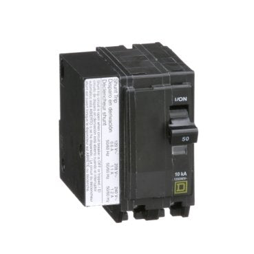 Mini circuit breaker, QO, 50A, 2 pole, 120/240VAC, 10kA, plug in, AC shunt (Mini circuit breaker QO) is a Schneider Electric product. Designed for reliable performance and long service life. Available across Iraq — contact us for pricing and delivery options.
