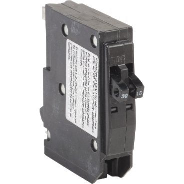Tandem mini circuit breaker, QO, 1 x 1 pole at 15A, 1 x 1 pole at 30A, 120/240VAC, 10kA, plug in (Tandem mini circuit breaker QO) is a Schneider Electric product. Designed for reliable performance and long service life. Available across Iraq — contact us for pricing and delivery options.