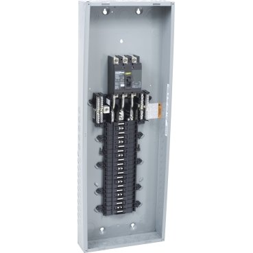 Load center, QO, 3 phase, 42 spaces, 42 circuits, 125A convertible main breaker, NEMA1, QDL (Load center QO) is a Schneider Electric product. Designed for reliable performance and long service life. Available across Iraq — contact us for pricing and delivery options.