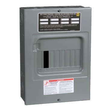 Load center, QO, 1 phase, 8 spaces, 8 circuits, 100A convertible main lugs, NEMA1, surface cover (Load center QO) is a Schneider Electric product. Designed for reliable performance and long service life. Available across Iraq — contact us for pricing and delivery options.