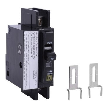 Mini circuit breaker, QOU, 20A, 1 pole, 120/240 VAC, 10kA, auxiliary switch (Mini circuit breaker QOU) is a Schneider Electric product. Designed for reliable performance and long service life. Available across Iraq — contact us for pricing and delivery options.