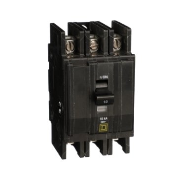 Mini circuit breaker, QOU, 10A, 3 pole, 240 VAC, 10kA (Mini circuit breaker QOU) is a Schneider Electric product. Designed for reliable performance and long service life. Available across Iraq — contact us for pricing and delivery options.