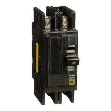 Mini circuit breaker, QOU, 30A, 2 pole, 120/240 VAC, 10kA, four point quick connect terminals (Mini circuit breaker QOU) is a Schneider Electric product. Designed for reliable performance and long service life. Available across Iraq — contact us for pricing and delivery options.