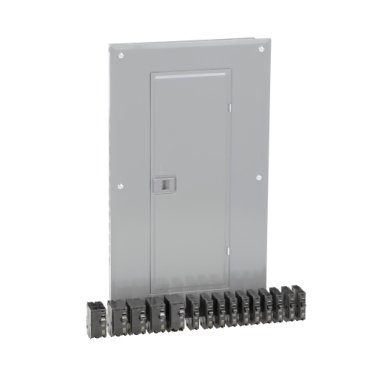 Load center and QO breakers retail package, 100A, 120/240V, 32 spaces, main breaker, combination cover, 26 inches (Load center and QO breakers retail package 100A) is a Schneider Electric product. Designed for reliable performance and long service life. Available across Iraq — contact us for pricing and delivery options.