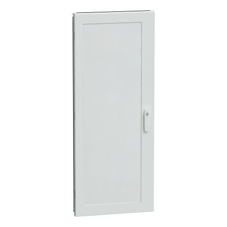 Schneider Electric LVS08 Series Lockable Steel, Glass Black RAL 9003 Single Door, 600 mm H, 1.45m W, 26 mm D, 26 mm L