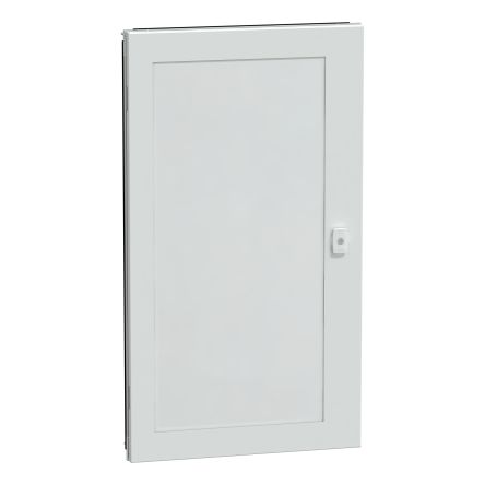 Schneider Electric LVS08 Series Lockable Steel, Glass Black RAL 9003 Single Door, 600 mm H, 1.05m W, 26 mm D, 26 mm L