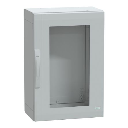 Schneider Electric Thalassa Series Fibreglass Reinforced Polyester 1-Door Floor Standing Enclosure, Transparent Door,