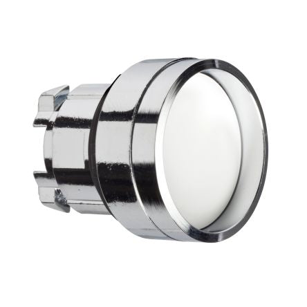 Schneider Electric Harmony XB4 Series White Spring Return Push Button Head, 22 mm Cutout, IP66, IP67, IP69K