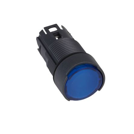 Schneider Electric XB5AW34B5 Series Blue Spring Return Push Button Head, 16 mm Cutout, IP65