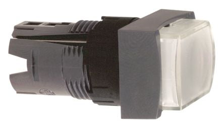 Schneider Electric ZB6 Series White Spring Return Push Button Head, 16 mm Cutout, IP65