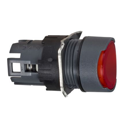 Schneider Electric XB5AW34B5 Series Red Spring Return Push Button Head, 16 mm Cutout, IP65