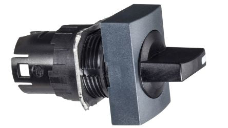 Schneider Electric Harmony XB6 Series 3 Position Selector Switch Head, 16 mm Cutout, Black Handle