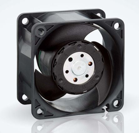 ebm-papst 600 J Series Axial Fan, 24V dc, 70 m³/h, 7.7 W, 321 mA Max, IP20 60 mm 60mm 32 mm