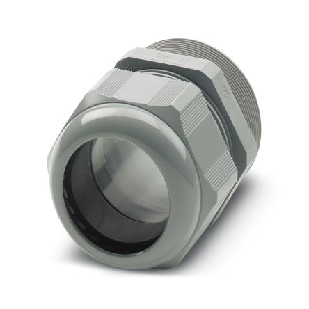 Phoenix Contact G-INS Series Grey Polyamide Cable Gland, M63 Thread, 34 mm min., 44 mm max., IP68, IP67