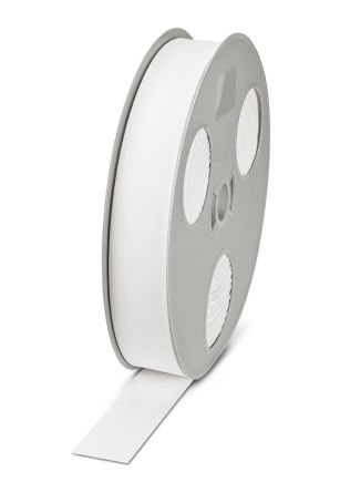 Phoenix Contact Halogen Free Heat Shrink Cable Sleeve, White 38.1 mm Sleeve Dia. x 80m Length 2:1 Ratio, WMS-2 HF Series