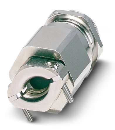 Phoenix Contact 14151 Series Brass Brass Cable Gland, M32 Thread, 13 mm min., 21 mm max., IP69, IP68