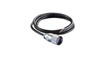 Baumer Female 12 way Straight to Actuator/Sensor Cable, 5 m
