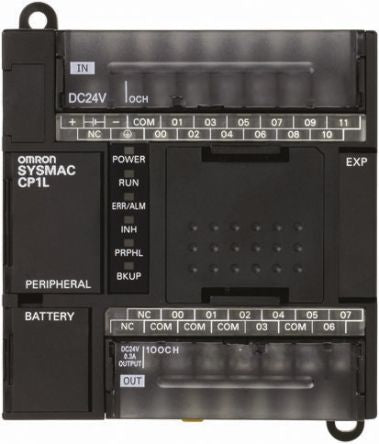 Omron CP1L Series PLC CPU, Relay Output, 12-Input, PNP/NPN Input