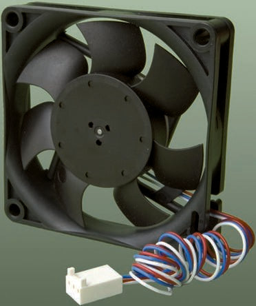 ebm-papst 600 J Series Axial Fan, 12V dc, 70 m³/h, 7.7 W, 641 mA Max, IP20 60 mm 60mm 32 mm
