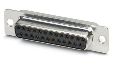 Phoenix Contact VS-25-BU-DSUB-EG 25 Way Straight Panel Mount D-Sub Connector