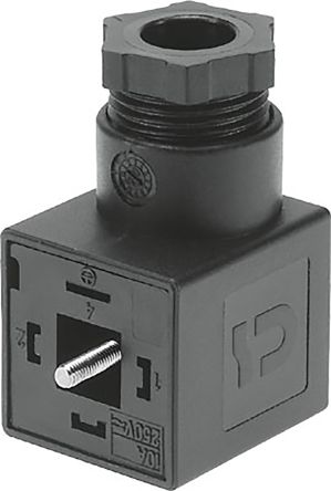 Festo MSSD 3 DIN 43650 A Solenoid Connector Female, 250V ac Voltage