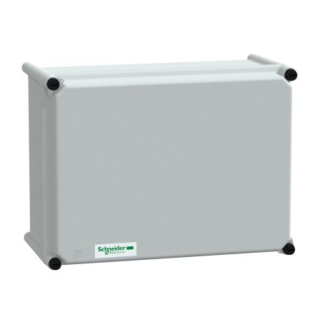 Schneider Electric Thalassa PLS Series Grey Fibreglass Reinforced Polyester Enclosure, IP65, IK09 270 mm, 180 mm, 360 mm