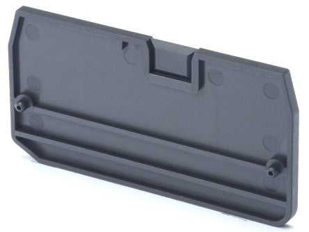 Omron XW5E Series End Cover for Use with XW5T-P4.0-1.1-1 Feed Through Terminal Block, XW5G-P4.0-1.1-1 Grounding Terminal