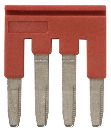 Omron XW5S Series Short Bar for Use with XW5G-P2.5-4 Grounding Terminal Block, XW5T-P2.5-4 Feed Through Terminal Block