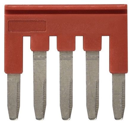 Omron XW5S Series Short Bar for Use with XW5G-P2.5-5 Grounding Terminal Block, XW5T-P2.5-5 Feed Through Terminal Block