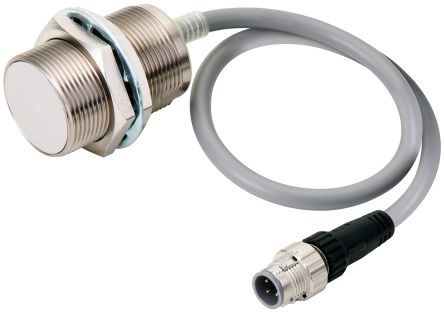 Omron E2E-X10B4-M1TJ-IL3 0.3M Threaded Barrel Inductive Proximity Sensor, M30 x 1.5 PNP E2E 30V 10 mm 30 V dc 100mA