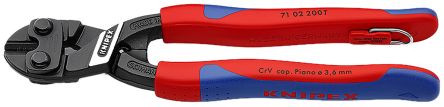 Knipex 71 02 200 T 200 mm Plastic 6 mm Plastic Chrome Vanadium Steel Compact Bolt Cutter