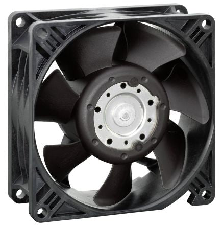 ebm-papst 3250 J - S-Panther Series Axial Fan, 12V dc, 140 m³/h, 3 W, 628 mA Max, IP68 38.15 mm 92mm 92 mm