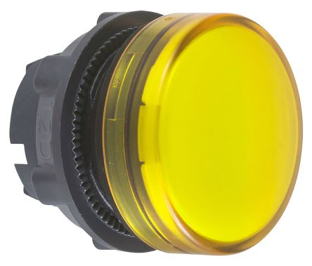 Schneider Electric Yellow Pilot Light, 22 mm Cutout Harmony XB5 Series
