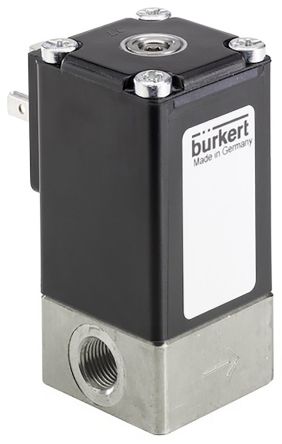 Burkert Proportional Solenoid Valve 239084, 2 Port, NC, 24V dc 6.35 mm, 6.35 mm