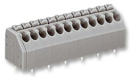 WAGO 250 Series PCB PCB Female Solder Pin, 12-Pole, 12-Way