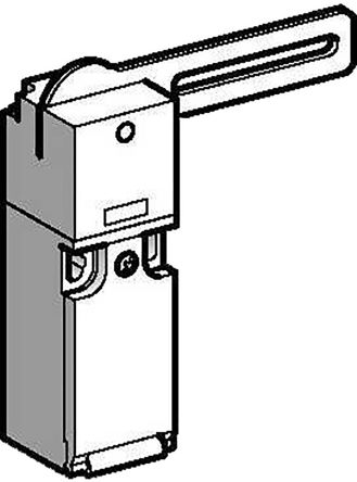 Telemecanique Sensors XCSPL Series Straight Lever Interlock Switch, 1 NO/2 NC, IP67, Fibreglass Reinforced Nylon