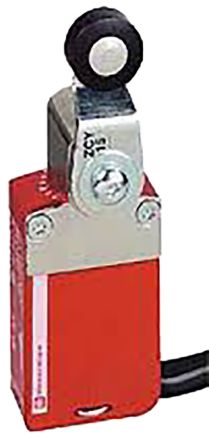 Telemecanique Sensors XCSM Series Roller Lever Interlock Switch, 1 NO/2 NC, IP67, IP68, IP66, Metal Housing, 400V ac, 6A