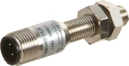 Allen Bradley 871C-D1NP5-P3 Threaded Barrel Inductive Proximity Sensor, M5 x 0.5 PNP 871C 30V 2.5 mm 30 V dc 200mA