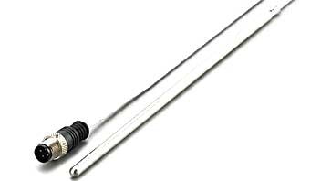 ifm electronic PT100 RTD Sensor 6 mm Dia, 250 mm Long, 600 °C Max