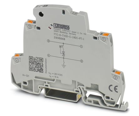 Phoenix Contact Surge Protector, 30 A, DIN Rail