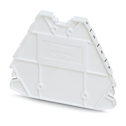 Phoenix Contact D-PTRV 4 WH 1-4 Series End Cover