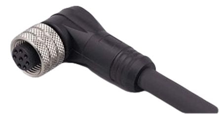 ifm electronic Female 8 way Right Angle to 8 way Unterminated Sensor Actuator Cable, 2 m