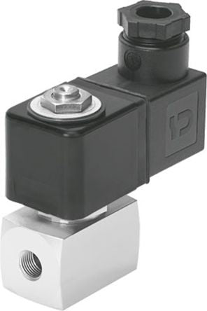Festo Pneumatic Solenoid Valve - 1 Solenoid, Closed, 2/2 Electric G VZWD Series 24V dc
