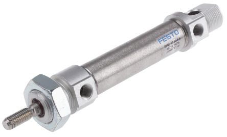 Festo 60 mm Pneumatic Cylinder - 1908294 DSNU Series, Double Acting Acting